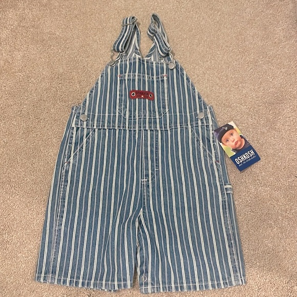 Oshkosh denim overall shorts, unisex - Picture 1 of 3